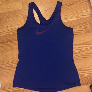 Nike Women's Blue Tank Top - Large